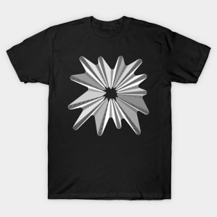 Spatial Sacred Mesh Vector Illustration T-Shirt